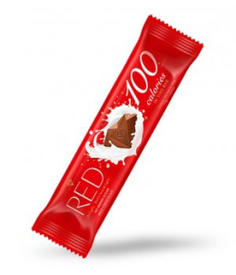 Batonik z czekolady mlecznej BDC 26g - Red
