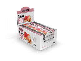 20 X Baton Raw Fit Truskawkowo - orzechowy 30g Food Lab
