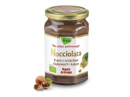 BIO Krem z orzechów laskowych i kakao 250g Nocciolata