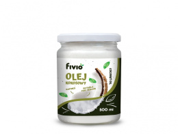 Olej kokosowy rafinowany 500ml Fivio