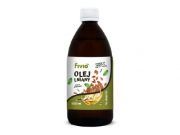 Olej lniany zimnotłoczony 500 ml fivio